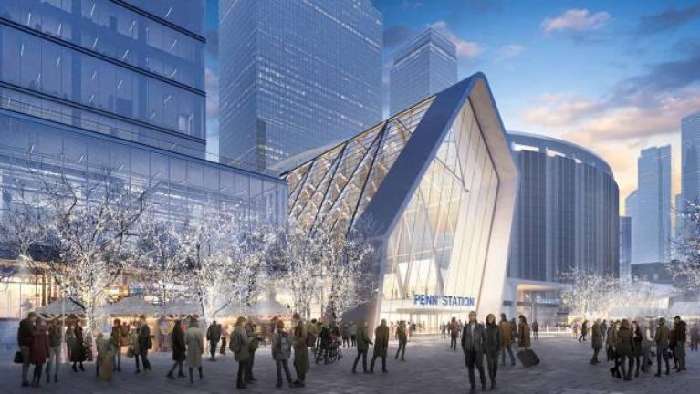 Rendering of a redesigned Penn Station. Photo: Office of Governor Kathy Hochul