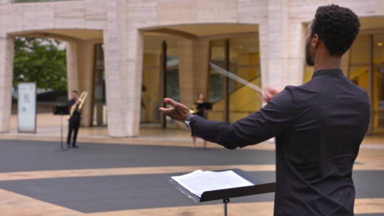 “Invictus,” a newly commissioned work by composer Anthony Barfield, premiered on September 1.