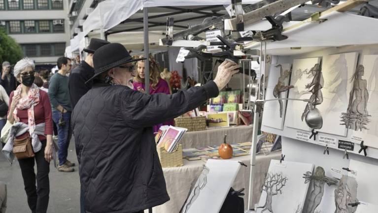 Peter Robinson Smith at the Grand Bazaar Market. Photo: Xintian Wang