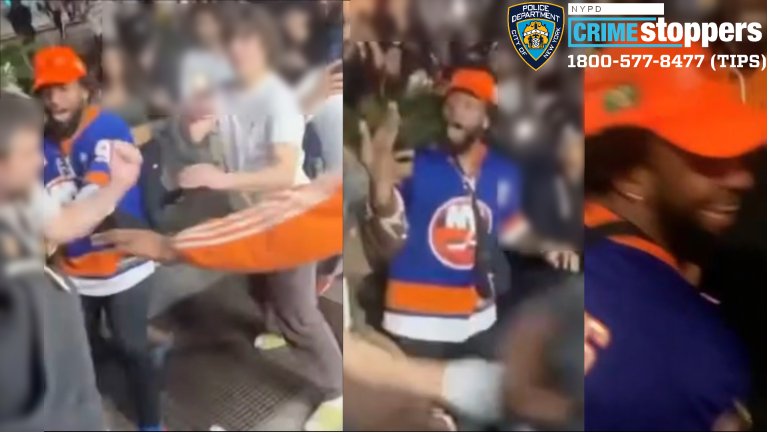 A Screenshot of one of the four unidentified attackers, according to NYPD.