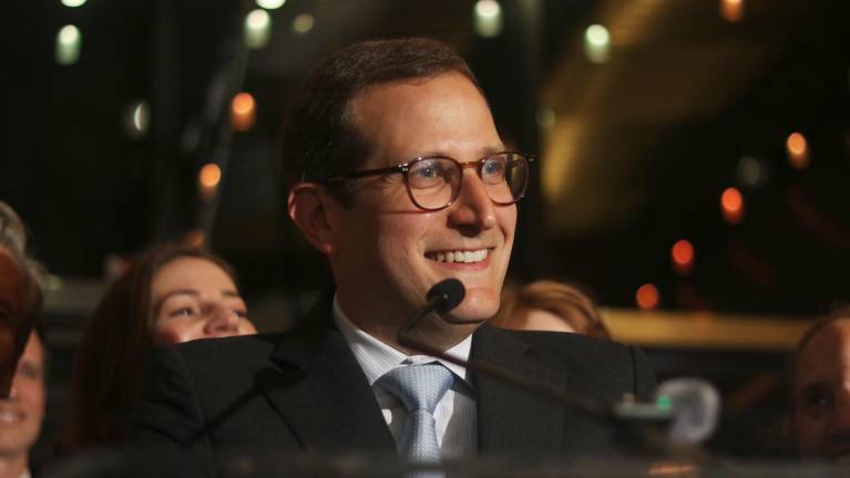 Micah Lasher, an Assembly member who represents the Upper West Side, won the Democratic primary for New York’s 12th Congressional District.