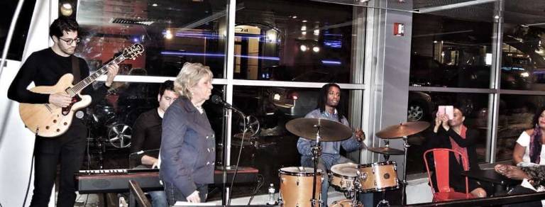 Marchese enjoys appearing in her favorite clubs and restaurants in New York City. Photo courtesy of Jo Marchese