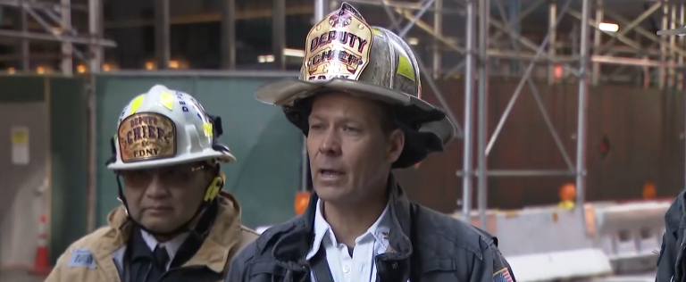 FDNY Deputy Chief Brian Whalen said the fire started in the cooling units of HVAC system. The cause is under investigation.