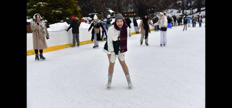 Quirky Karen finds pure joy skating at Wollman Rink in Central Park.