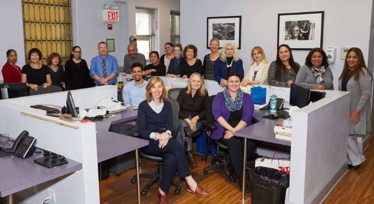 Staff of the Service Program for Older People. Photo courtesy of SPOP