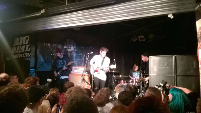 Moose Blood performing at Takedown Festival in Southampton, England in 2015. Photo: Jonathan Mitchell, via flickr.