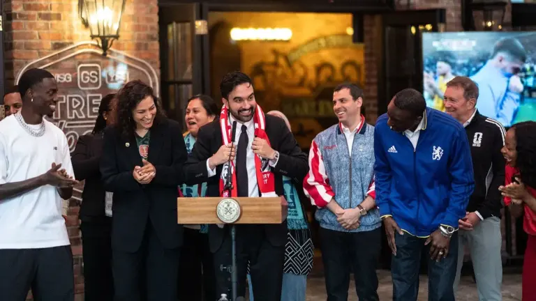 Mayor Zohran Mamdani announced that he would be awarding 1000 New Yorkers with $50 tickets to FIFA World Cup matches May 21. (Credit: NYC Office of the Mayor)