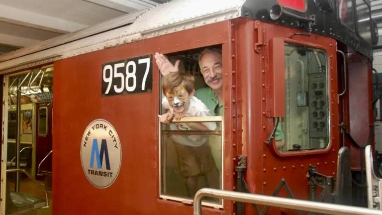 New York Trasit Museum celebrations include a May 17 Party on Wheels.