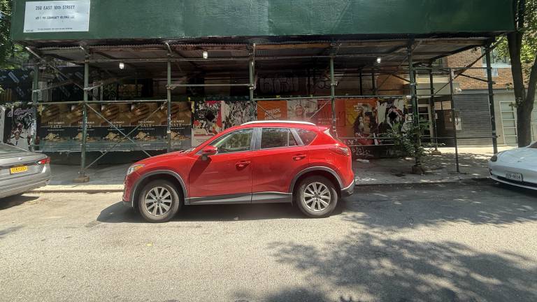 605 East 9th Street Scaffolding