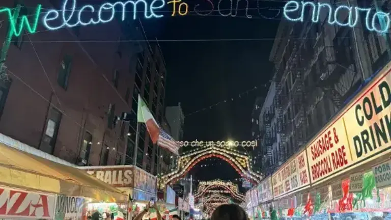 Up to two million vistors are expected to visit the ten-day San Gennaro festival on Mulberry St. in Little Italy which kicks off Sept. 17.