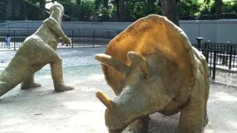 The Dinosaur Playground on 97th street on the Upper West Side has been given a $3 million grant to overhaul its restrooms, the Riverside Park Conservancy announced.