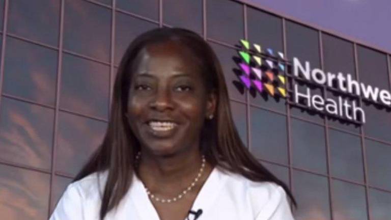 Sandra Lindsay, a Jamaican-born nurse at Northwell Health/Queens was the first person in the US to be given a COVID-19 vaccine on Dec. 14, 2020. <b>Photo: Northwell Health</b>