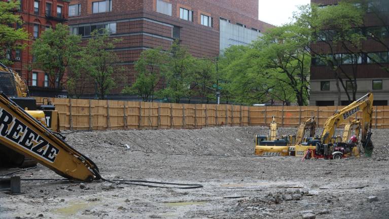 The new building is proposed at the former location of the ABC Campus site.