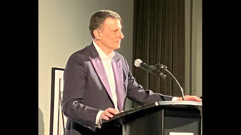 David Remnick addressing the Medal of Honor ceremony attendees at NAC.